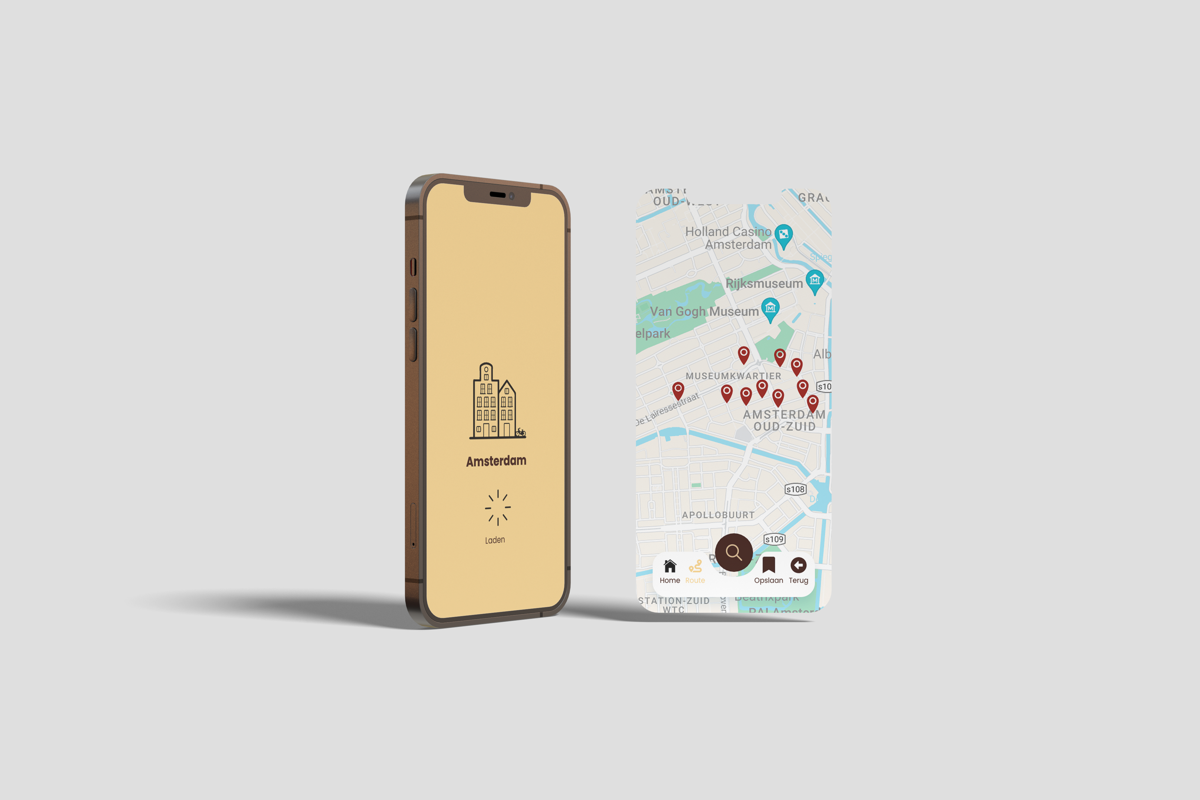 Opdracht de Bezette stad app