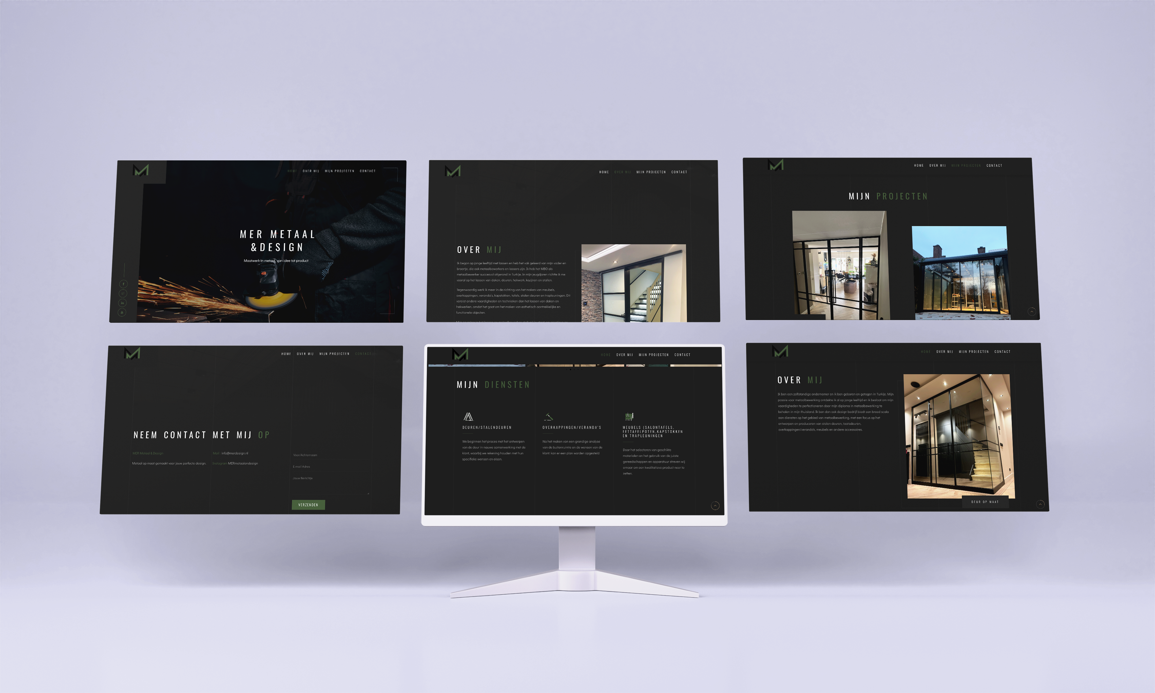 Mer design gemaakt op stage